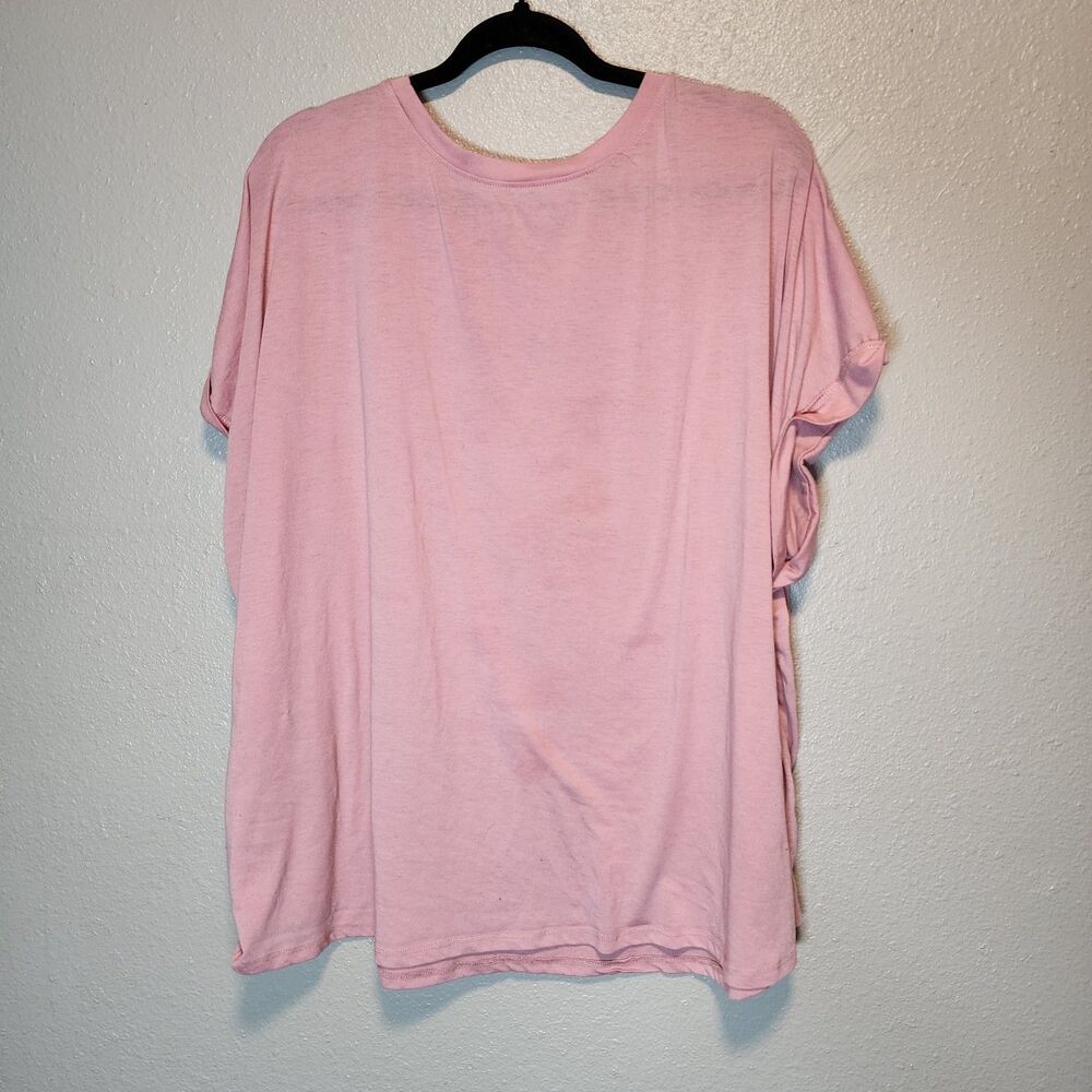 Terra & Sky Def Leppard Pink Graphic Band Tee - Size 3X